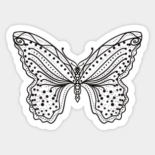 Butterfly pattern Sticker